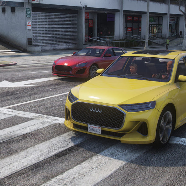 DLC Autos im Verkehr