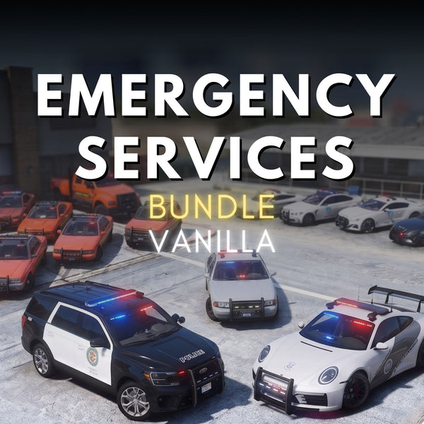 Lore Friendly Emergency Service Bundle | 48 Vehicles