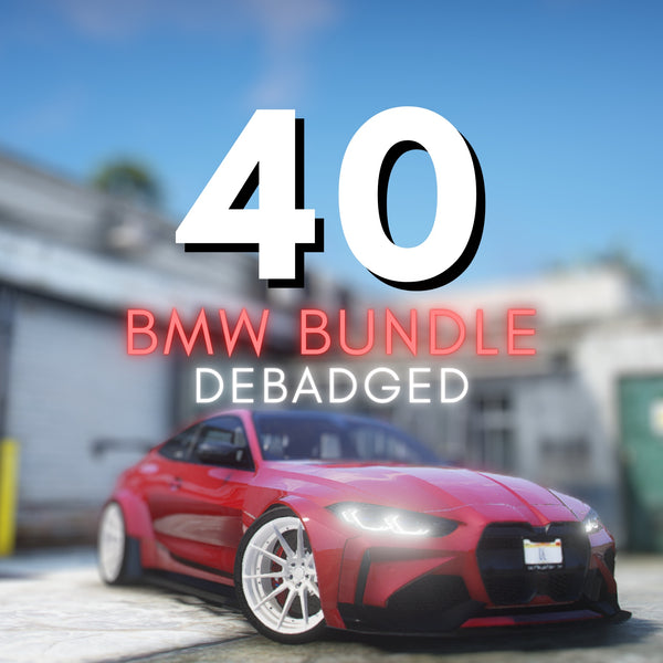 BMW-Paket | 40 Fahrzeuge | Ohne Embleme