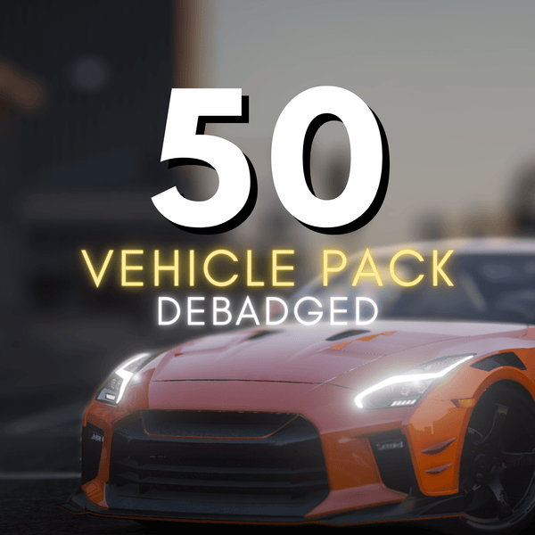 Game Debadged Car Pack | 50 CARS - DigitalLatvia