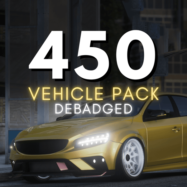 Game Debadged Vehicle Pack | 450 CARS - DigitalLatvia