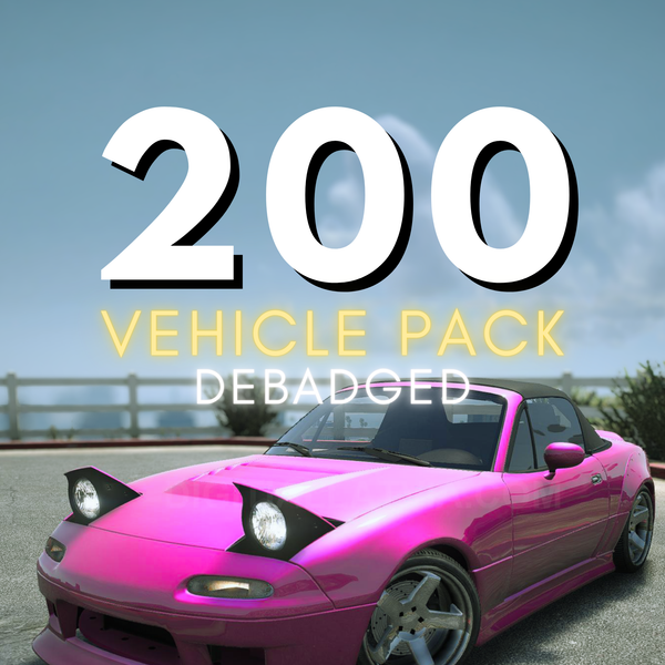 Fahrzeugpaket ohne Embleme | 200 AUTOS