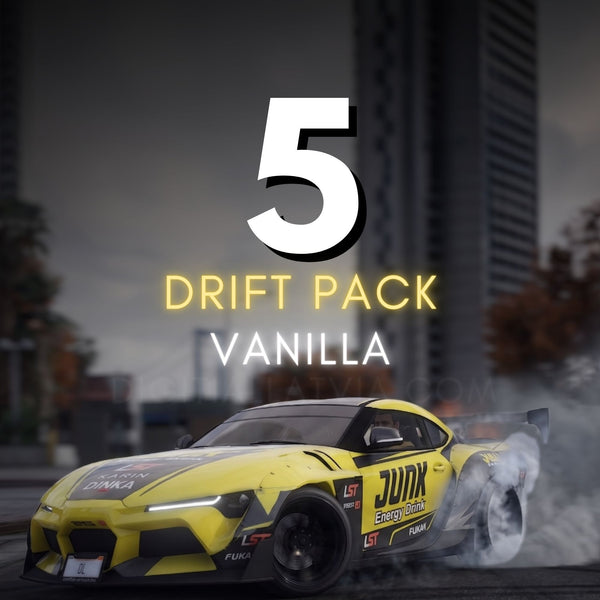 Drift Vanilla Car Pack | 5 Vehicles | Templates | Custom Sounds