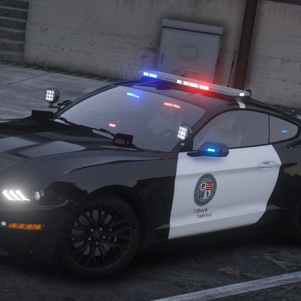 Game Ford Mustang LSPD | Debadged | Template - DigitalLatvia