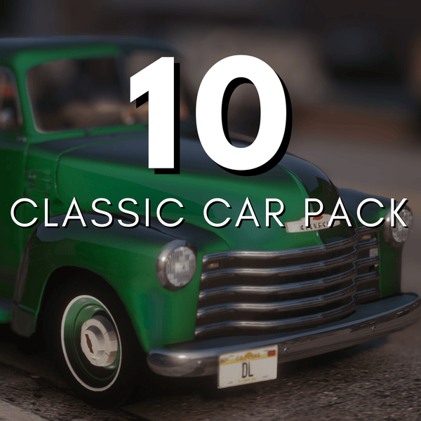 10 Pack de voitures classiques | Optimisé !