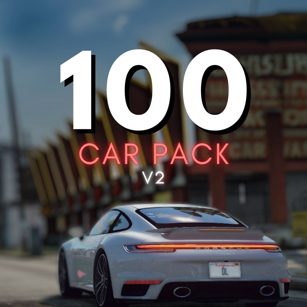 FiveM 100 Car Pack V2 - DigitalLatvia