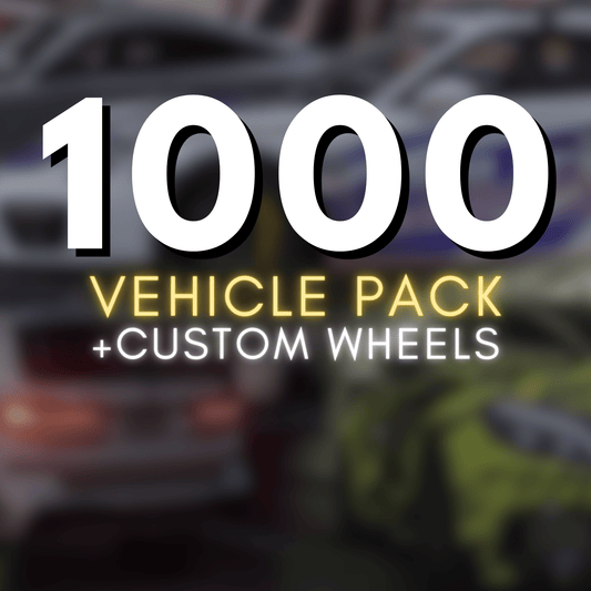 FiveM 1000 Vehicle + Wheel Pack - DigitalLatvia