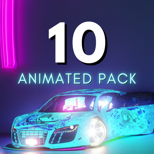 Animated Car Pack: 10 CARS