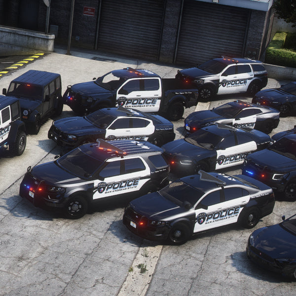 Police Vanilla Car Pack | 15 Vehicles | Templates