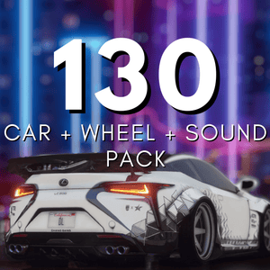 130 Vehicle + Sound + Wheel Pack