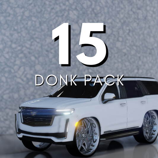 Donk Car Pack: 15 AUTOS | Optimiert!