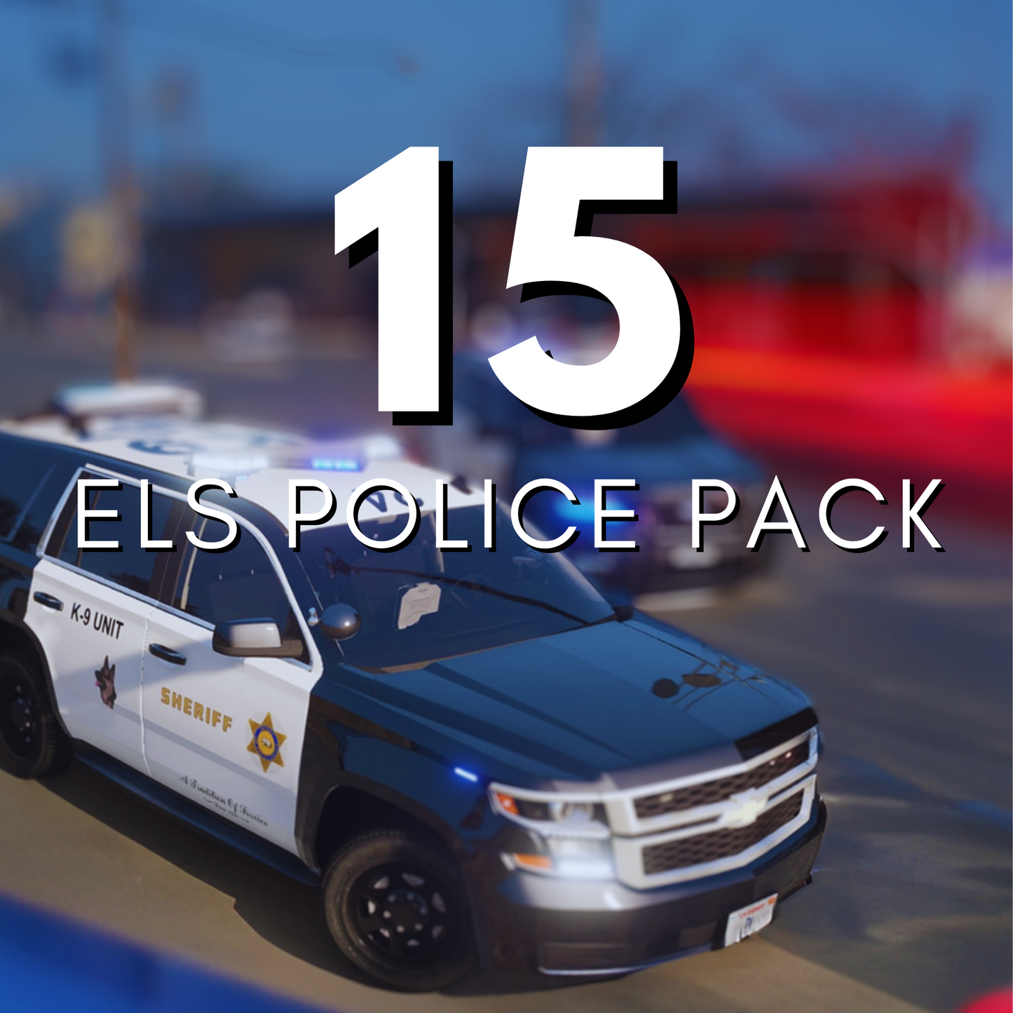 ELS Polizeiauto-Paket | 15 Fahrzeuge | Optimiert!