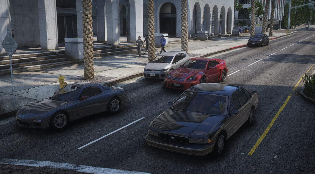 DLC Cars in Traffic