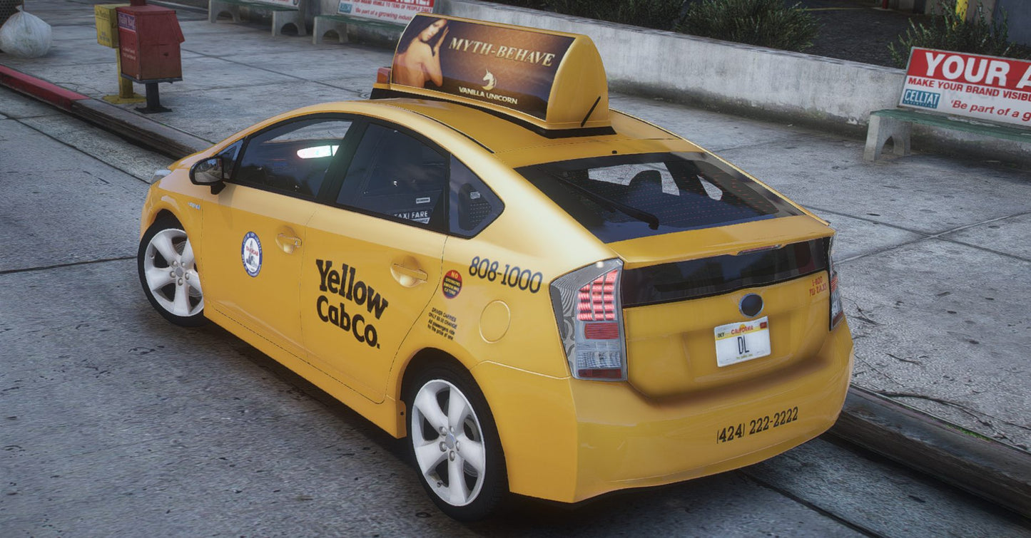 Toyota Prius TAXI | Debadged | Template