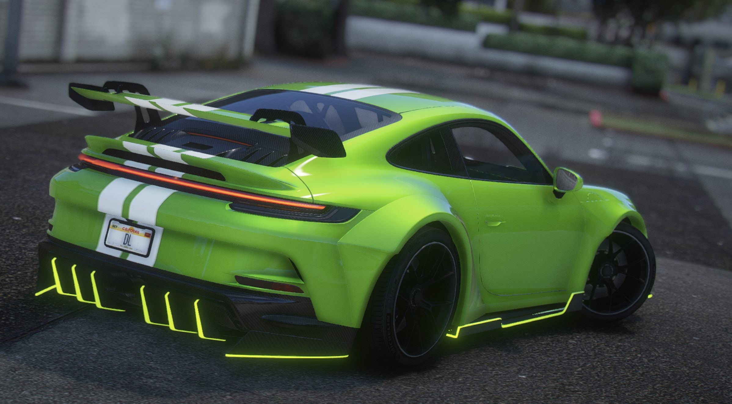 Porsche GT3RS 992 Animated | Debadged