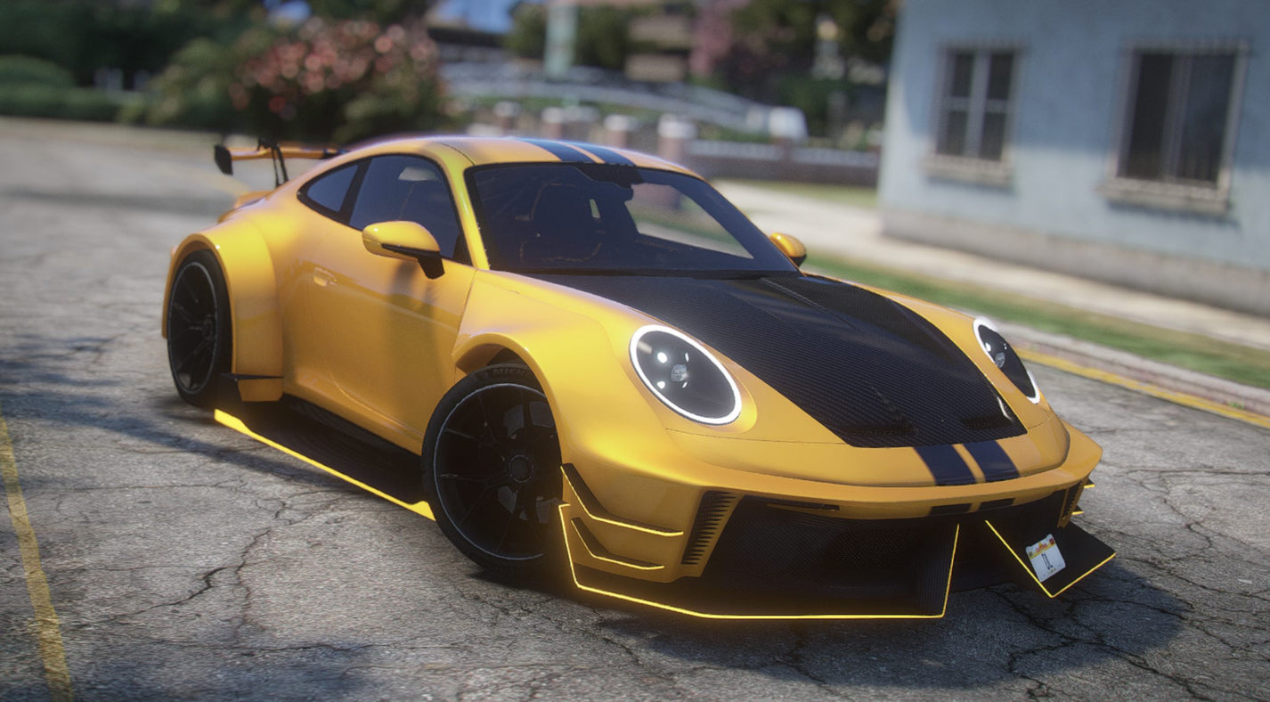 FiveM Debadged Porsche GT3RS 992 Hycade Animated | DigitalLatvia