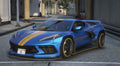 Chevrolet Corvette C8 Widebody animiert | Ohne Emblem