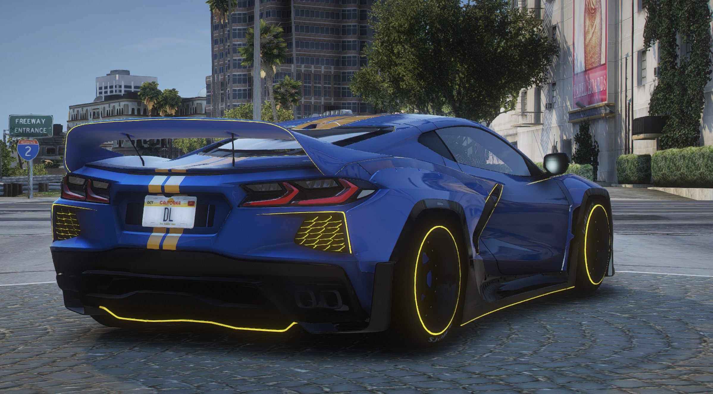 Chevrolet Corvette C8 Widebody Animated | Debadged