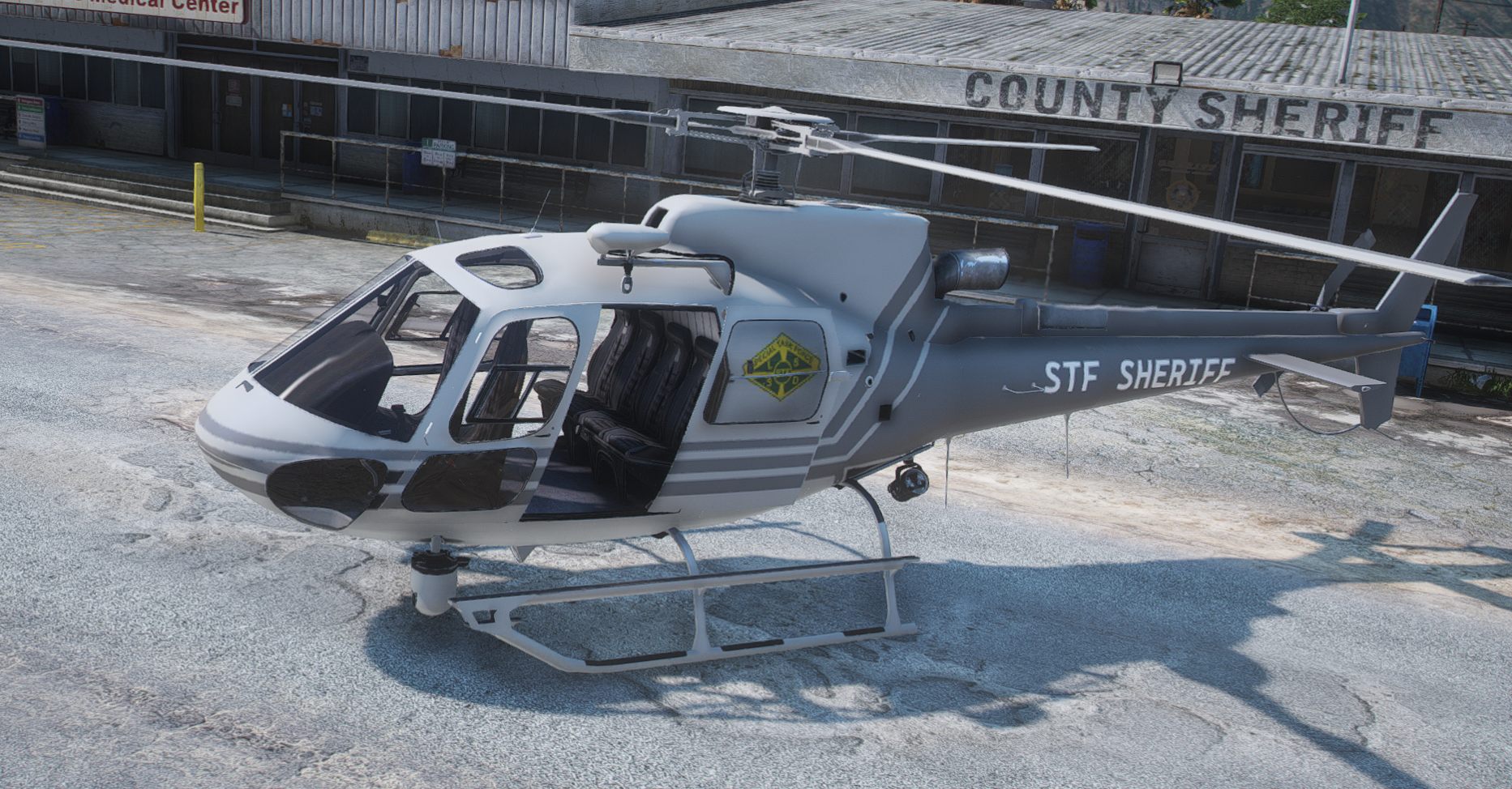 Sheriff Helicopter | Template