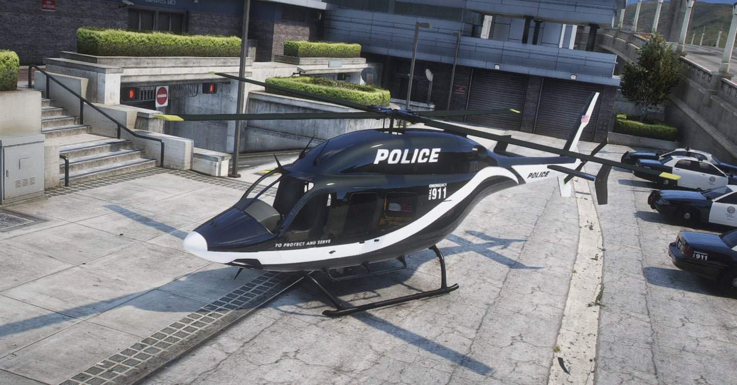 Police Helicopter | Template