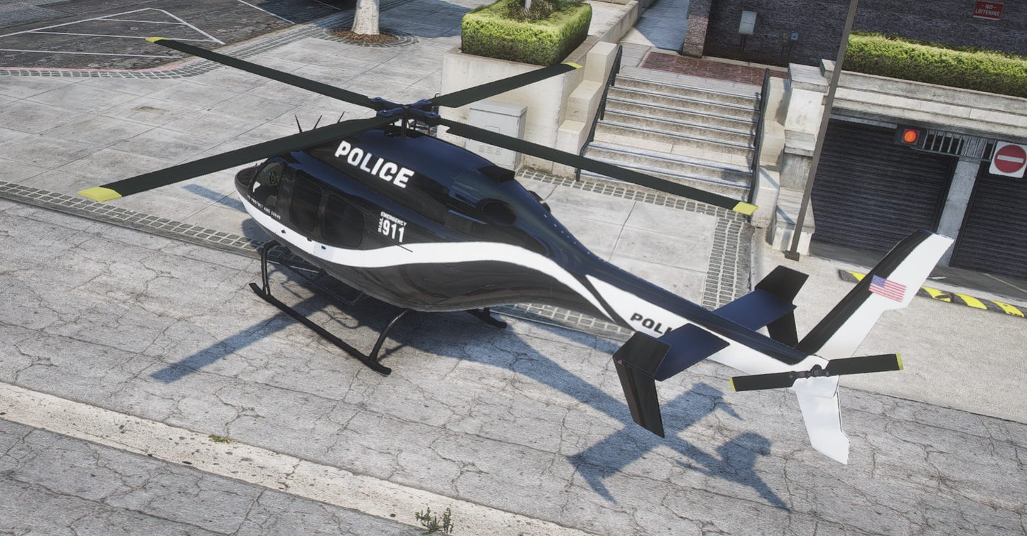 Police Helicopter | Template