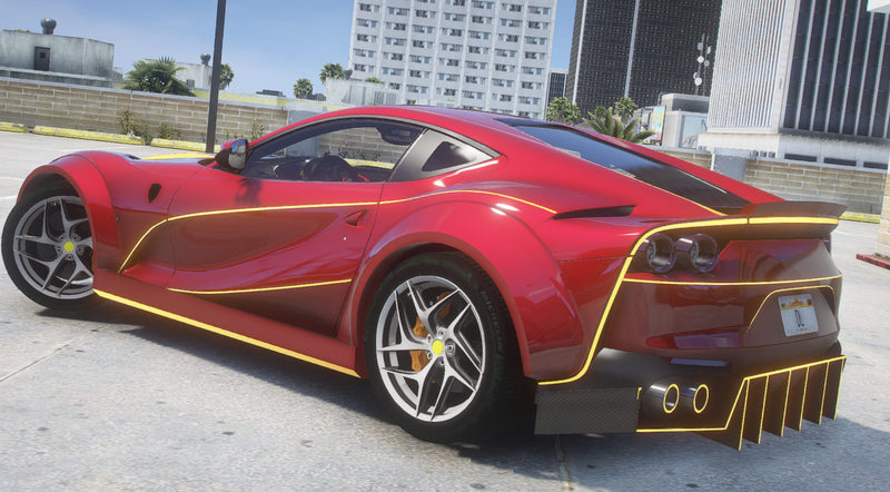 Ferrari 812 Superfast Animated | Debadged