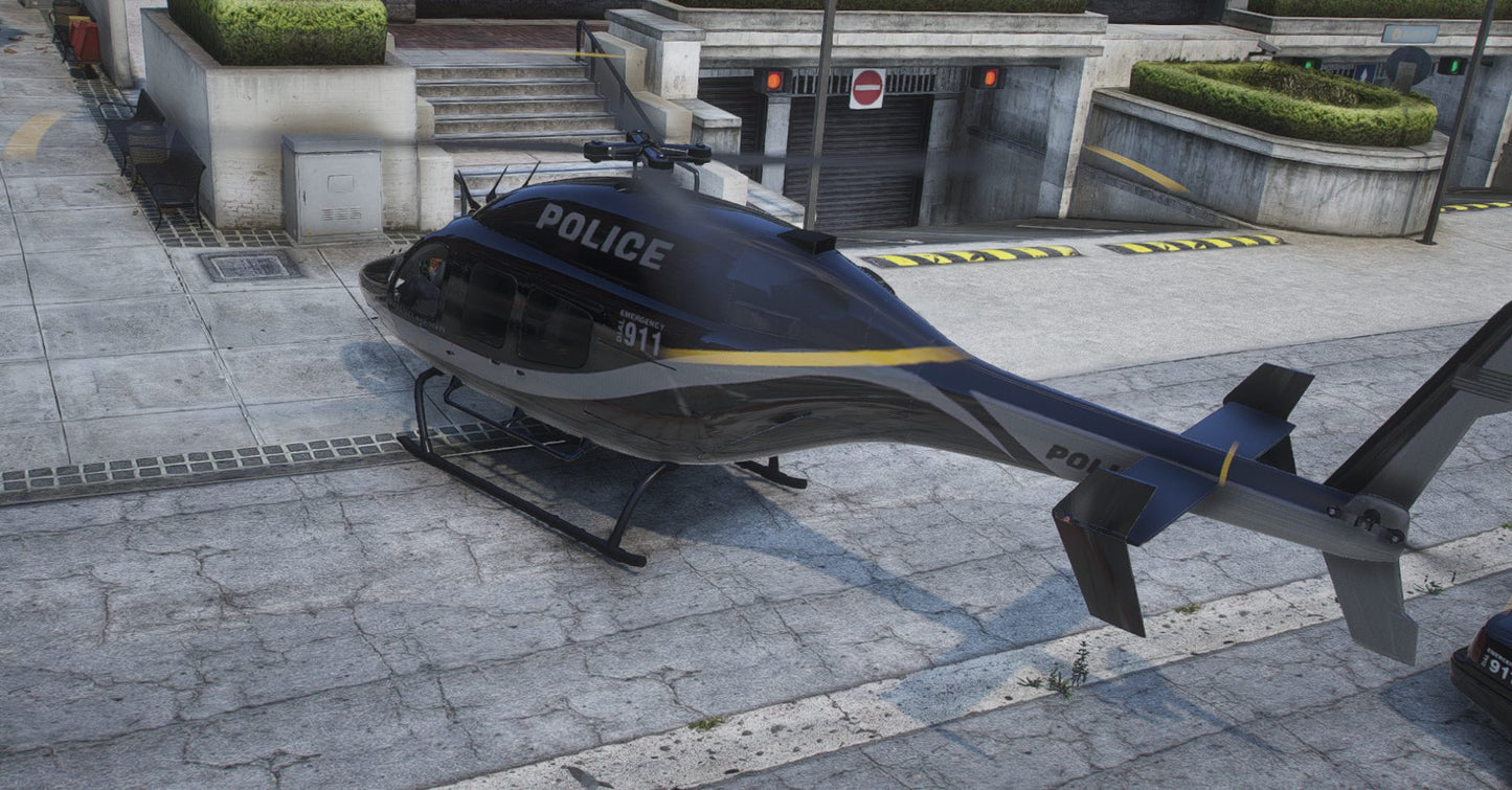 Police Helicopter | Template