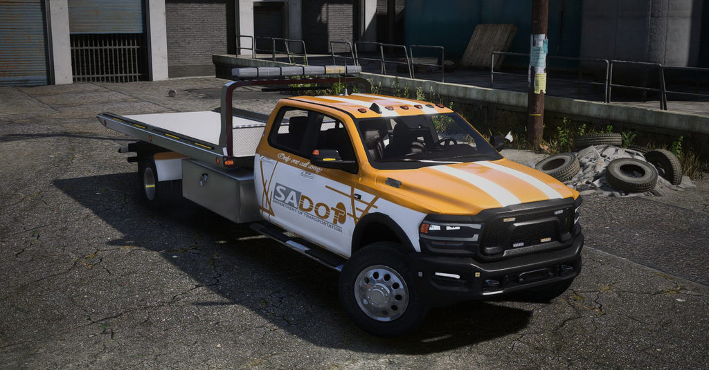 Abschleppwagenpaket ohne Abzeichen | 7 Autos | Vorlagen