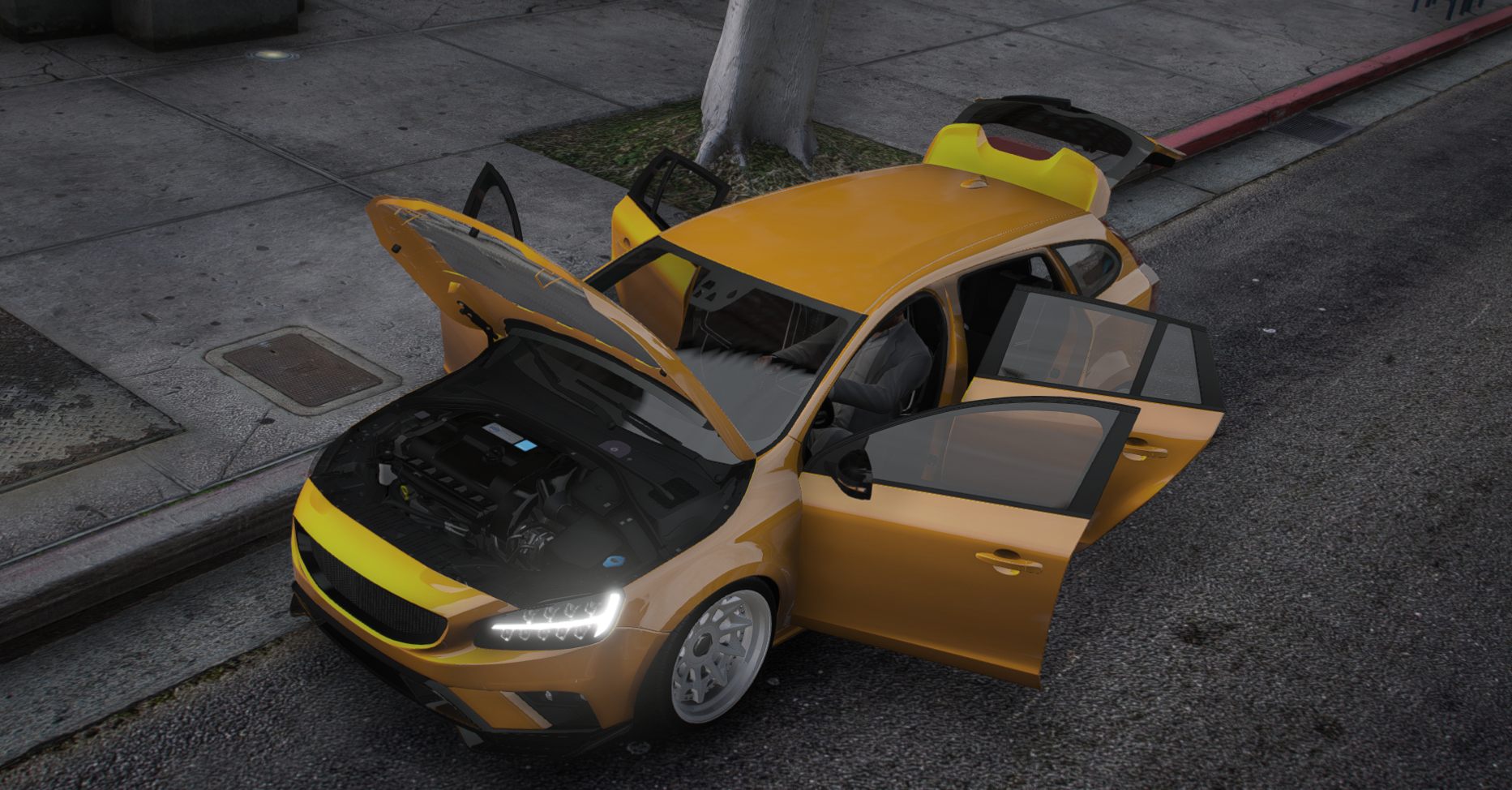 Volvo V60 Widebody | Abzeichen entfernt | Tuning