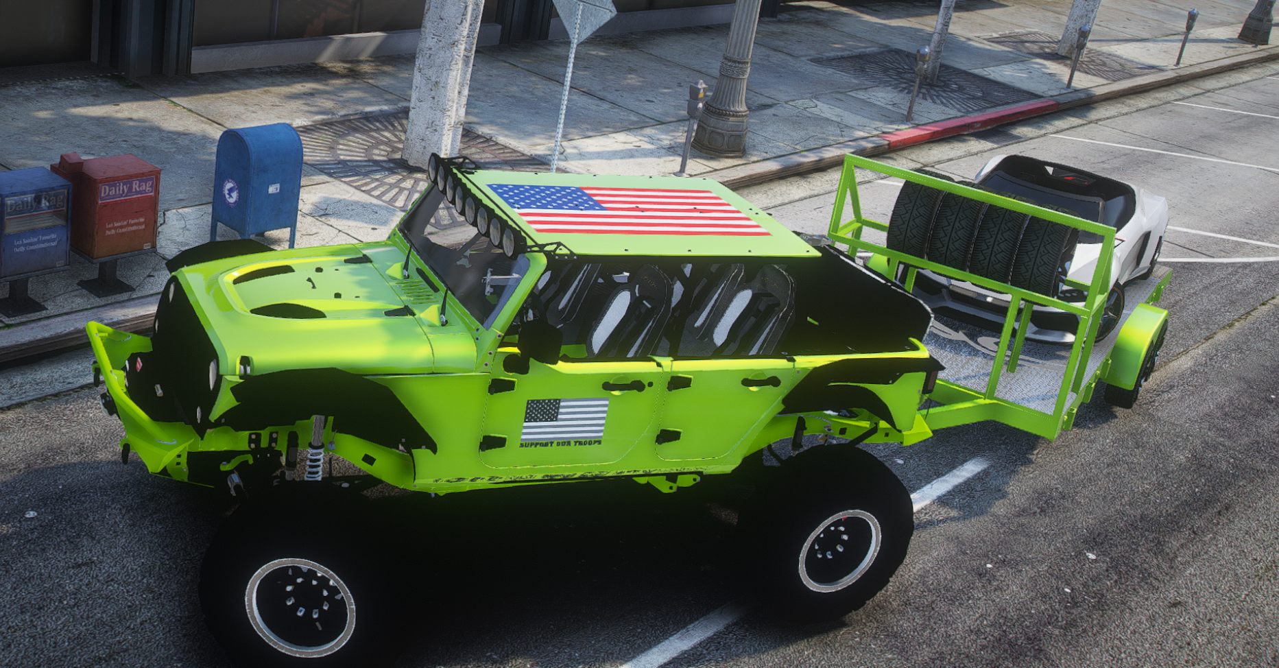 Debadged Tow 5 Car + Trailer Pack