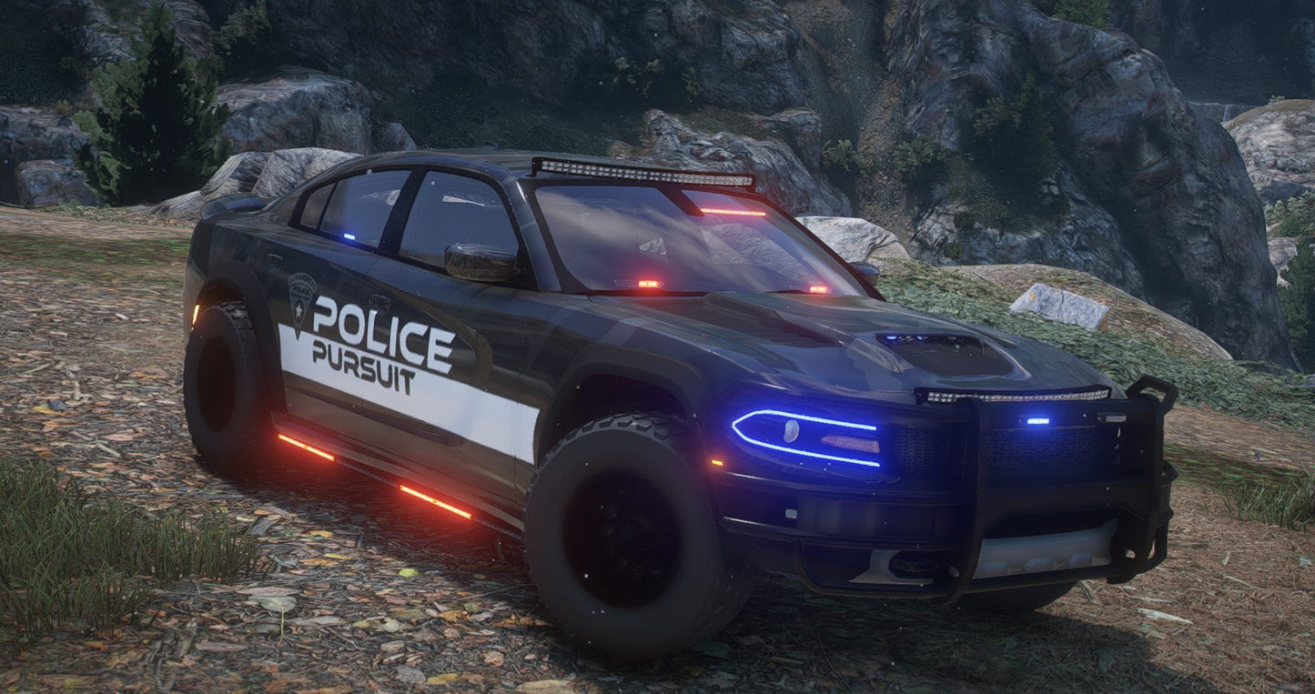 Debadged Police Pursuit Car Pack | 10 Vehicles | Templates