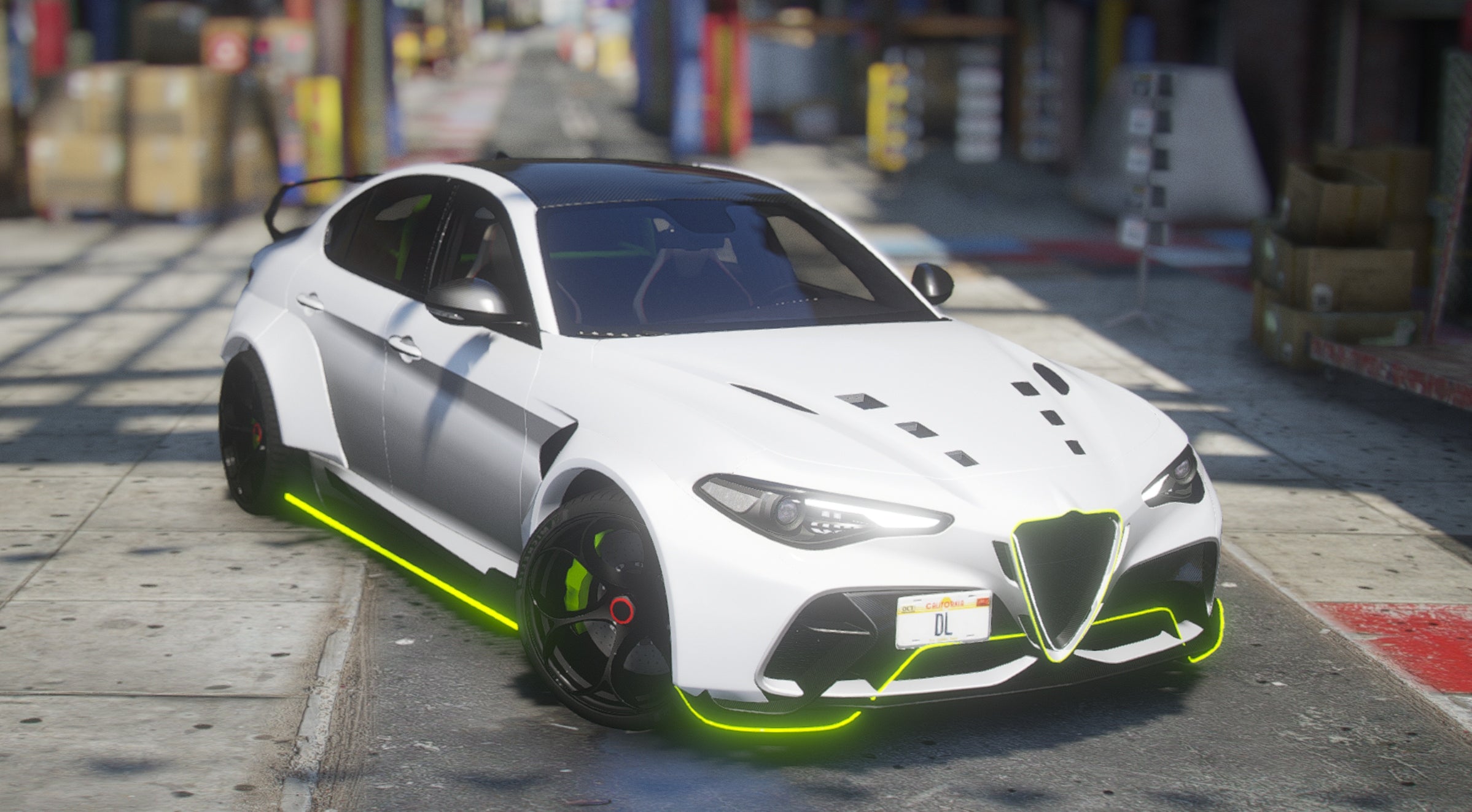 Alfa Romeo Giulia 2021 Animated | Debadged