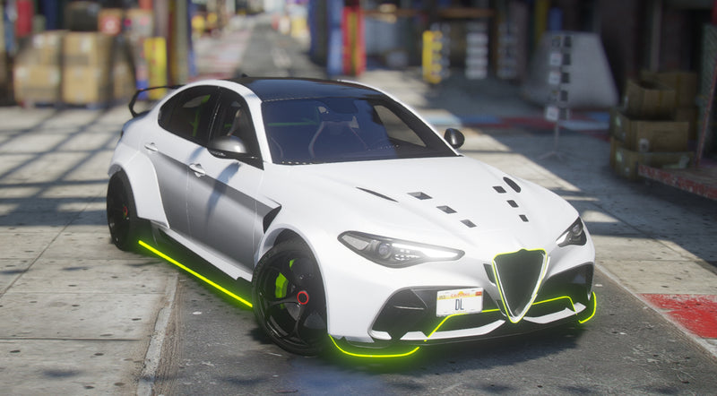 Alfa Romeo Giulia 2021 Animated | Debadged