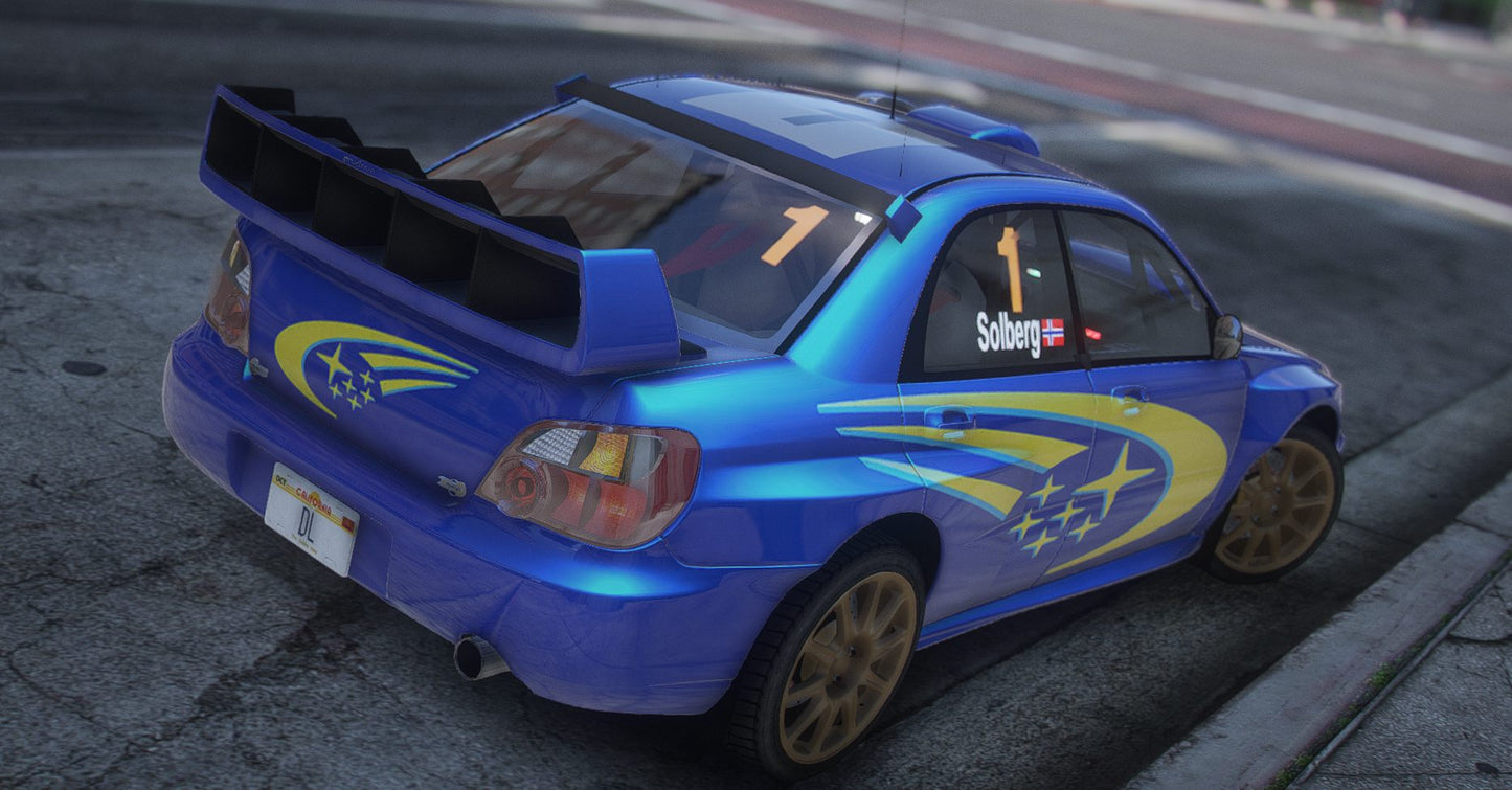 Subaru Impreza WRC | Debadged | Template