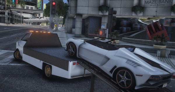 Brute Flatbed with Tow Hitch