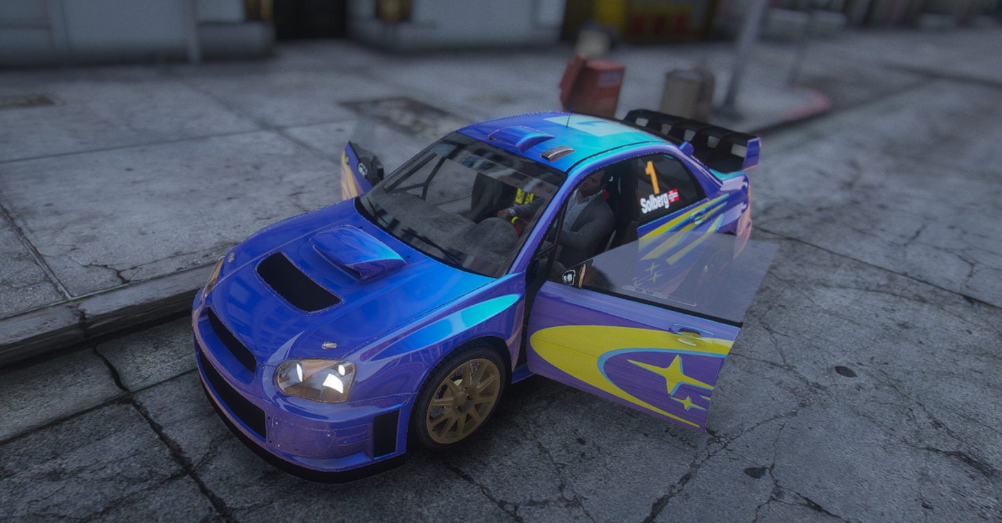 Subaru Impreza WRC | Debadged | Template