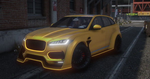 Jaguar F-Pace animiert | Ohne Emblem