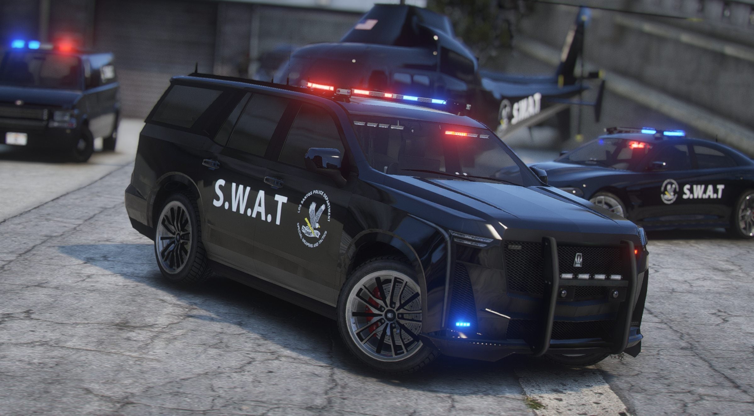 SWAT Vanilla 5 Car Pack | Templates