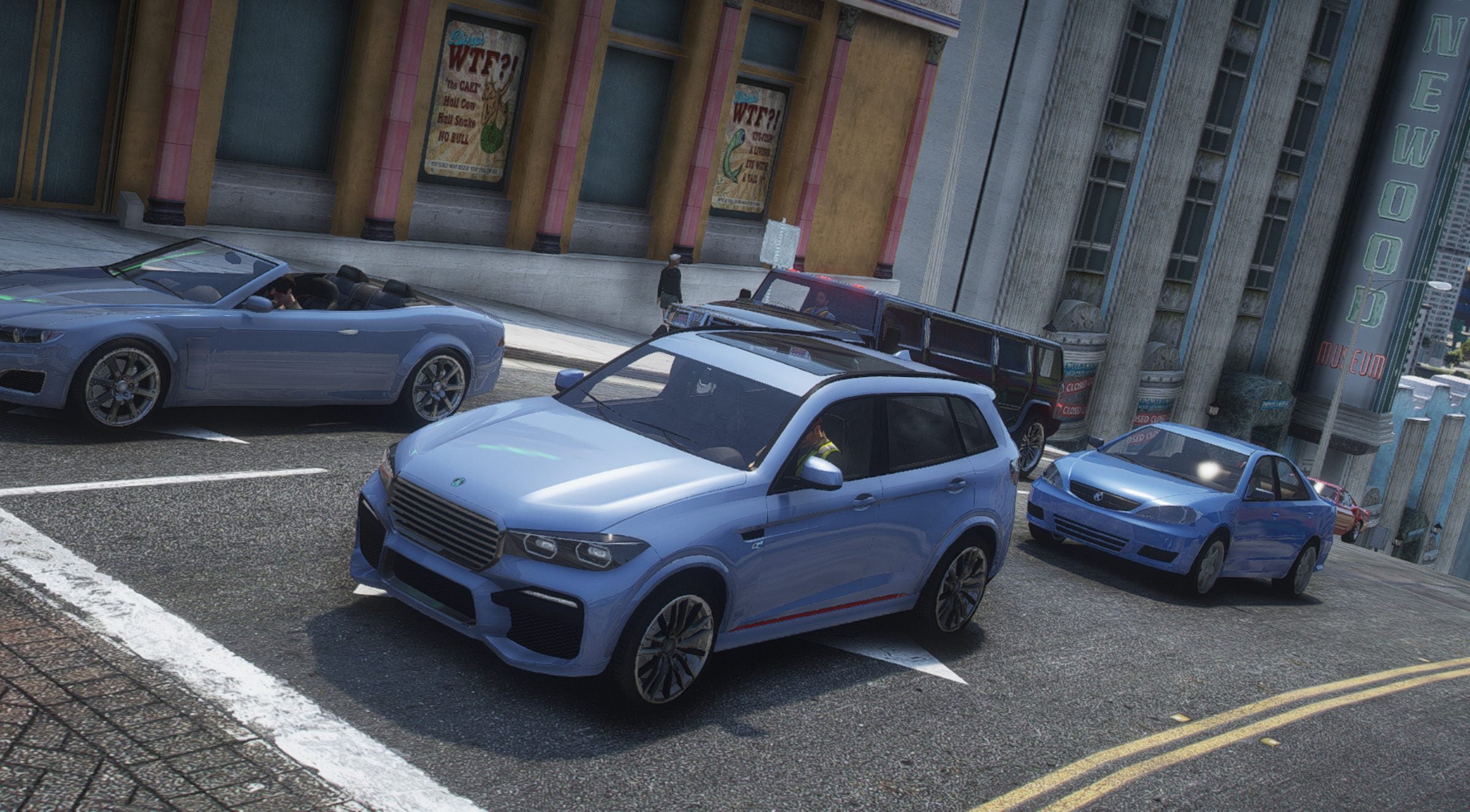 DLC Cars in Traffic