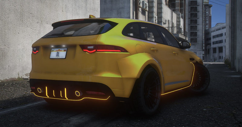 Jaguar F-Pace animiert | Ohne Emblem