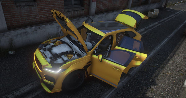 Jaguar F-Pace animiert | Ohne Emblem