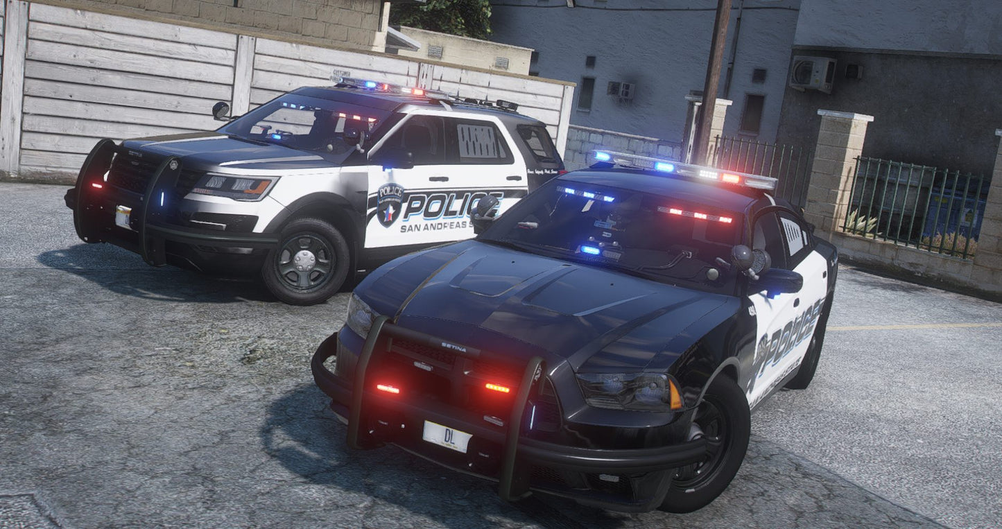 Debadged Police Pack | 15 Vehicles | Templates