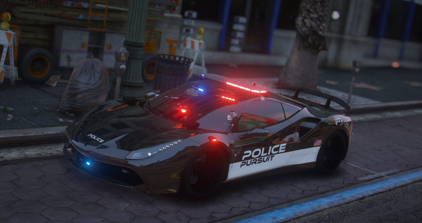 Debadged Police Pursuit Car Pack | 10 Vehicles | Templates