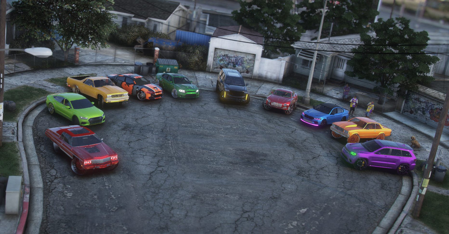 Debadged Donk Car Pack | 10 CARS