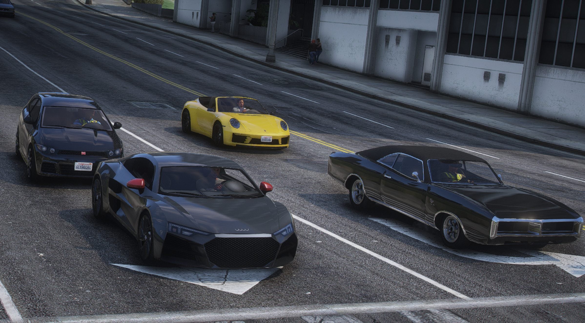 DLC Cars in Traffic