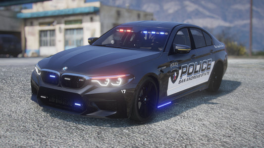BMW M5 Polizei | Vorlage
