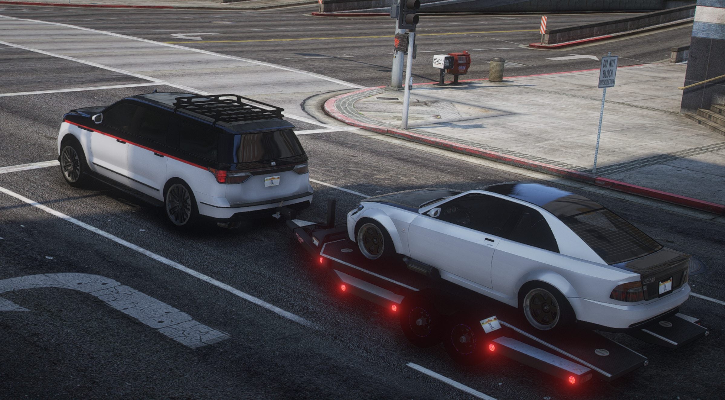 fivem gta5 car with tow hitch