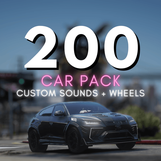 FiveM 200 Vehicle + Sound + Wheel Pack - DigitalLatvia