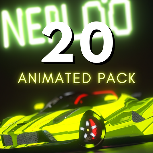 Animated Car Pack: 20 CARS