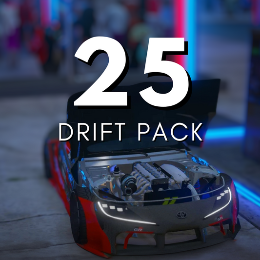 Drift Car Pack: 25 CARS